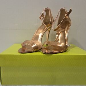 Elegant Gold Women's Heels